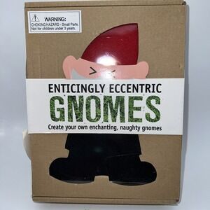 NEW! Enticingly Eccentric Gnomes Kit: Create Your Own Naughty Gnomes w Book‎